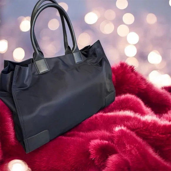 Tory Burch Ella Beaded Logo Tote - Picture 2 of 13